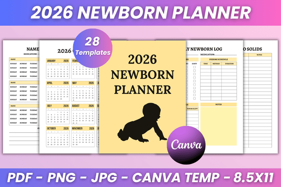 2026 Newborn Planner Kdp Interior: A Practical Tool for Organized Parenting