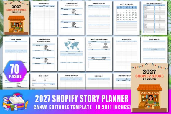 2027 Shopify Store Planner: A Comprehensive Guide for Modern E-Commerce Success