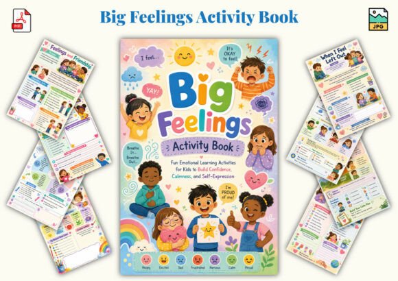 Big Feelings Activity Book: A Fun and Supportive Tool for Emotional Learning