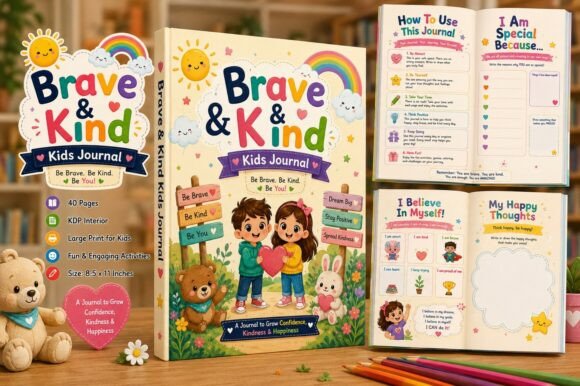 Brave Kind Kids Journal: A Tool for Nurturing Confidence and Kindness in Children