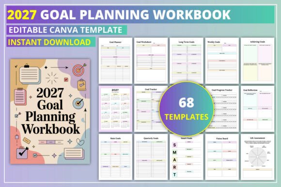 Editable 2027 Goal Planning Workbook: A Practical Tool for Structured Achievement