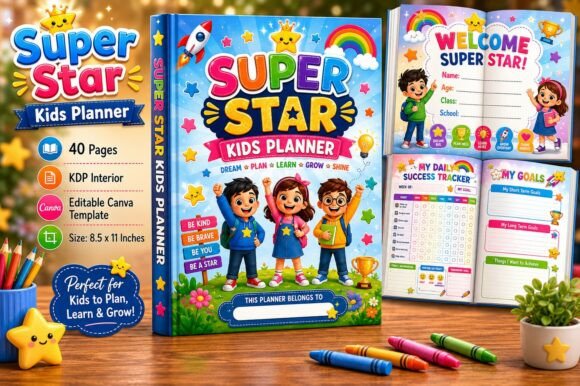 Empowering Young Minds: How the Super Star Kids Planner Cultivates Confidence and Growth