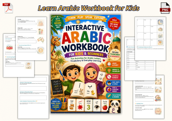 Interactive Arabic Workbook for Kids: Making Language Learning Fun and Effective