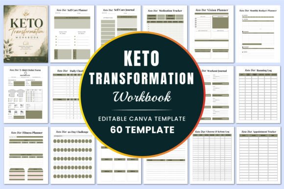 Keto Transformation Workbook Canva Kdp: A Comprehensive Tool for Your Ketogenic Journey