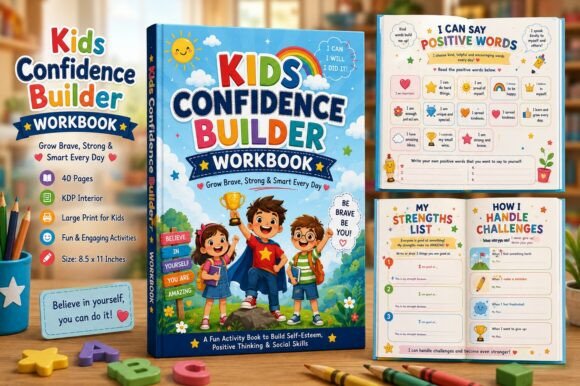 Kids Confidence Builder Workbook: A Tool for Building Self-Assurance in Children