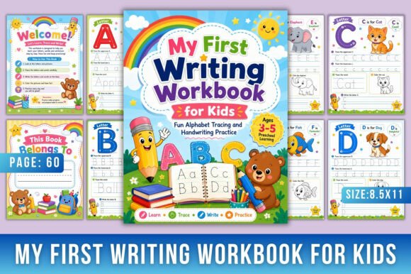 My First Writing Workbook for Kids: A Fun Way to Build Early Handwriting Skills