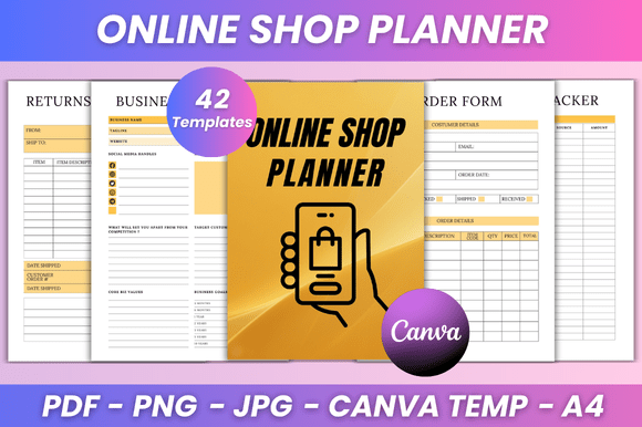 Online Shop Planner KDP Interior: A Complete Guide to Streamline Your E-Commerce Business