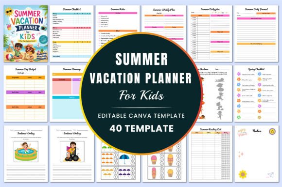 Summer Vacation Planner for Kids for KDP: A Comprehensive Guide for Parents and Educators