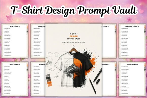 T-Shirt Design Prompt Vault: A Creative Resource for Merch Creators