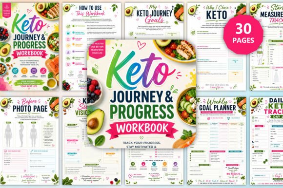 The Keto Journey Progress Workbook: A Comprehensive Guide to Transforming Your Lifestyle