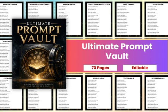 Ultimate Prompt Vault: A Comprehensive Tool for Creators and Professionals